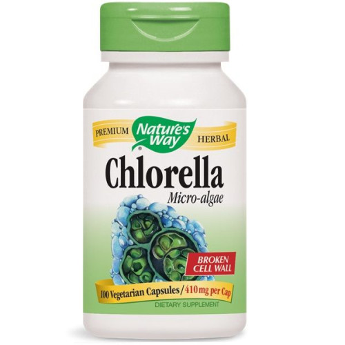 Nature's Way Chlorella for Normal Cholesterol Levels 410 mg 100 Vcaps