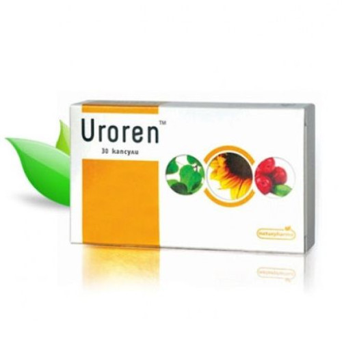 Naturpharma Uroren for Kidney Stones and Pain During Urination 30 Capsules