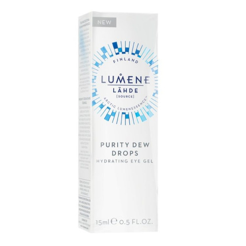 Lumene Lahde Hydrating Eye Gel Hydrating Eye Gel for Wrinkles and Dark Circles Under the Eyes 0.51 fl oz (15 ml)
