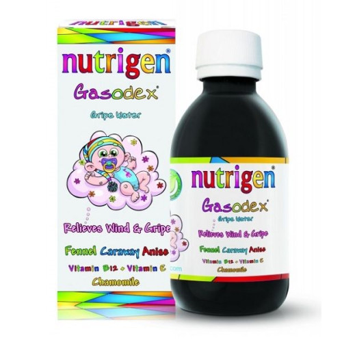 Nutrigen Syrup for Children with Colic and Gas with Vitamin E 6.76 fl oz (200 ml)