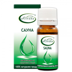 Rivana Natural Sauna Essential Oil Blend for High Stress and Fatigue 0.34 fl oz (10 ml)