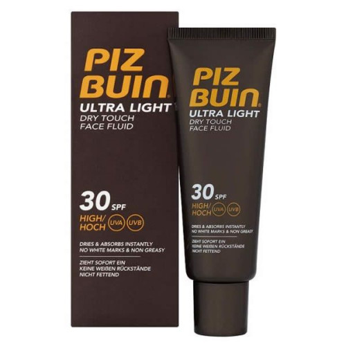 Piz Buin Ultra Light Waterproof Sunscreen Fluid for Face SPF 30+ 1.69 fl oz (50 ml)