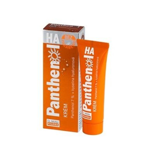 Dr. Muller Pharma Panthenol Ha 7% Face Cream with Hyaluronic Acid for Chapped Skin 1.01 fl oz (30 ml)