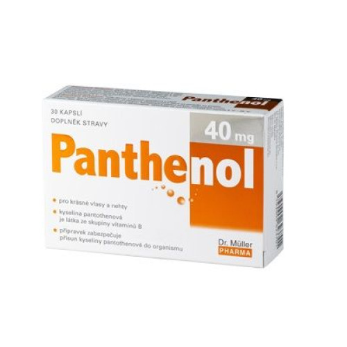 Dr. Muller Pharma Panthenol Capsules for Severe Hair Loss 40 mg 30 pcs