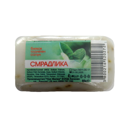 Milva Natural Toilet Soap Against Acne for Irritated Areas with Yarrow 2.12 oz (60 g)