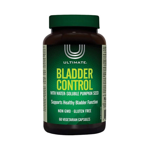 Natural Factors Ultimate Bladder Control for Difficult Urination with Pumpkin Seed 60 Capsules