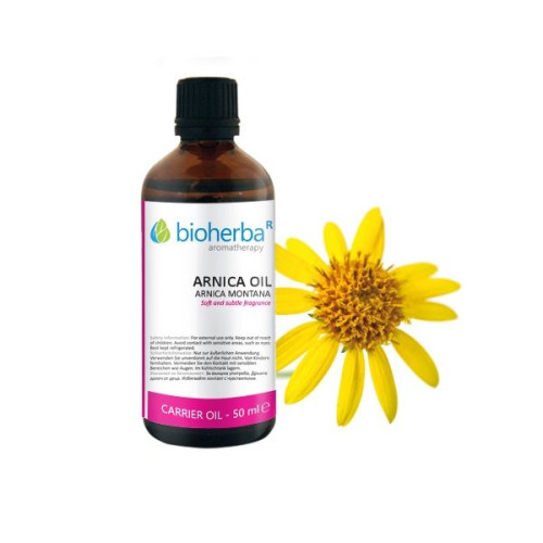 Bioherba Arnica Oil for Muscle Pain and Injuries 1.69 fl oz (50 ml)