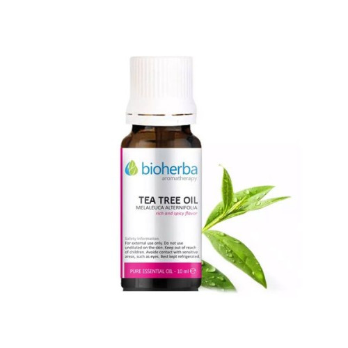 Bioherba Tea Tree Essential Oil for High Immunity and Energy 0.34 fl oz (10 ml)