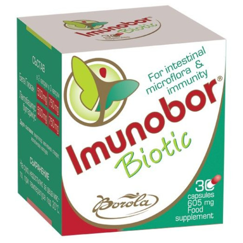 Borola Immunobiotik for Healthy Stomach and Intestinal Microflora 30 Capsules