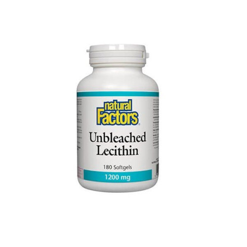 Natural Factors Lecithin for a Healthy Liver and Fast Metabolism 180 Softgel Capsules