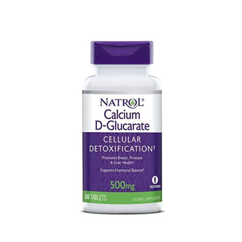 Natrol Calcium D-Glucarate for Improving Detoxification Processes 60 Tablets