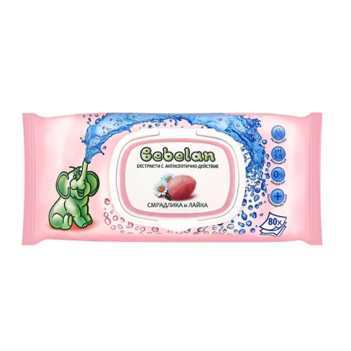 Bebelan Baby Wet Wipes with Chamomile and Lavender Scent 80 pcs