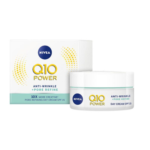 Nivea Q10 Plus Anti-Wrinkle Cream for Combination Skin Day SPF 15 1.69 fl oz (50 ml)