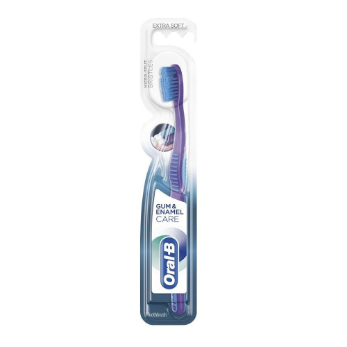 Oral-B Gum and Enamel Care Soft Toothbrush for Sensitive Teeth and Gums Extra Soft 1 pc