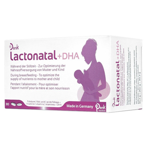 Denk Nutrition Lactonatal + Dha Denk for Pregnancy for a Healthy Baby 30+30