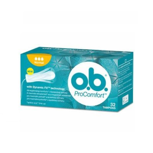 O.b. Procomfort Normal Procomfort Daily Silk Tampons 32 pcs