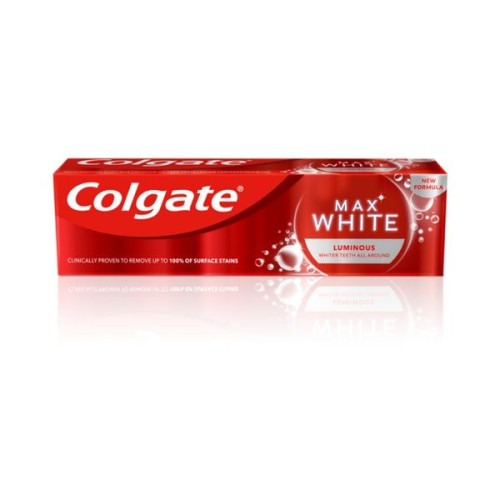 Colgate Max White Luminous Whitening Toothpaste for White Teeth 2.54 fl oz (75 ml)