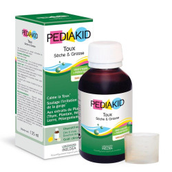 Pediakid Syrup for Children to Soothe the Throat and Cough Lemon 4.23 fl oz (125 ml)