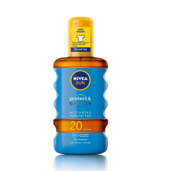 Nivea Sun Oil Protect Natural Bronze Effect SPF 20 6.76 fl oz (200 ml)