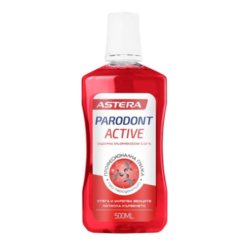Astera Parodont Active Mouthwash for Sensitive Gums 16.91 fl oz (500 ml)