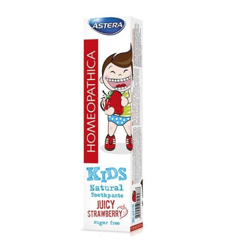 Astera Homeopathica Children's Toothpaste 0+ Strawberry 1.69 fl oz (50 ml)
