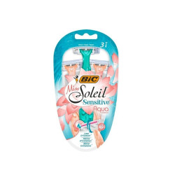 Bic Miss Soleil Sensitive Aqua Women's Razor with 3 Blades for the Whole Body 3 pcs