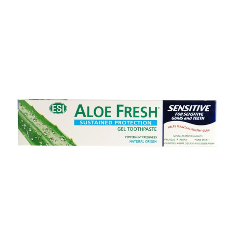 Esi Aloe Fresh Gel Toothpaste for Hypersensitivity and High Protection 3.38 fl oz (100 ml)