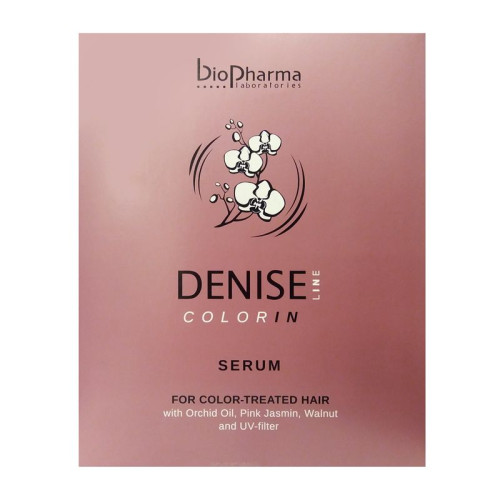Biopharma Denise Color in Serum Ampoules with Oils for Colored Hair for More Density 20.8 fl oz (615 ml)