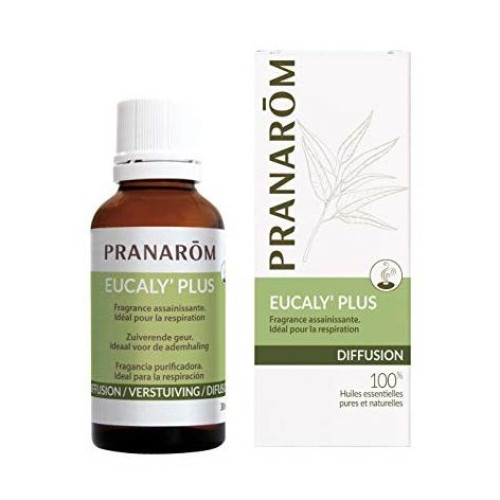 Pranarom Eucaly'plus Diffuser Solution for Pleasant Air and Comfort 1.01 fl oz (30 ml)