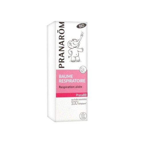 Pranarom Prana BB Organic Balm for Stuffy Nose and Difficult Breathing for Babies 1.41 oz (40 g)