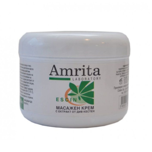Amrita Escin Massage Cream with Wild Chestnut Extract 6.76 fl oz (200 ml)