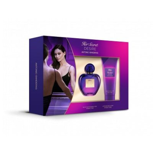 Antonio Banderas Her Secret Desire Promo Set for Women Eau De Toilette and Body Lotion