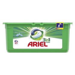 Ariel 3-in-1 Pods Mountain Spring Gel Laundry Capsules 31 pc 0.95 oz (27 g)