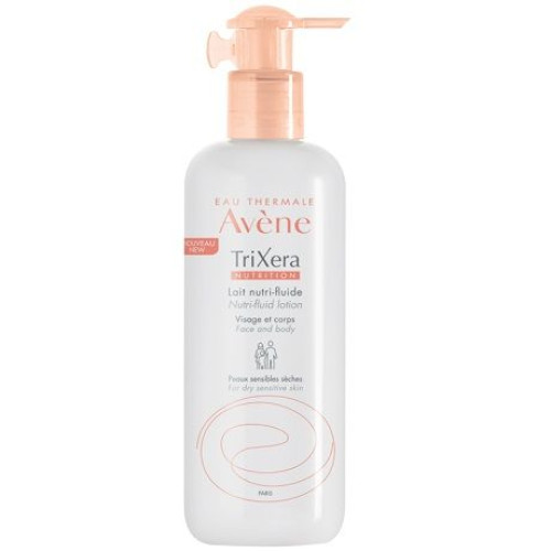 Avene Trixera Nutrition Fluid Milk for Face and Body for Dry Skin 13.53 fl oz (400 ml)