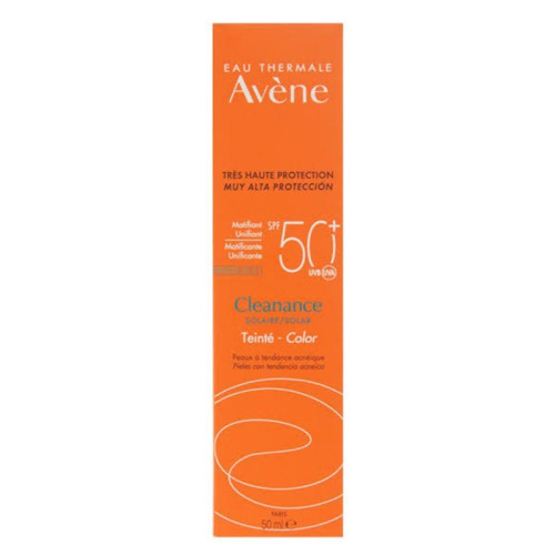 Avene Cleanance Teinte Tinted Face Cream with Very High Protection SPF 50+ 1.69 fl oz (50 ml)