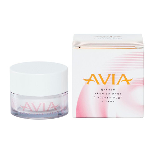 Avia Daily Moisturizing Day Cream with Rose Water and Clay 1.35 fl oz (40 ml)