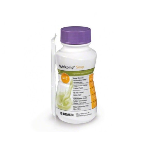B Braun Nutricomp for Enteral Feeding with Vegetable Soup Flavor 6.76 fl oz (200 ml)