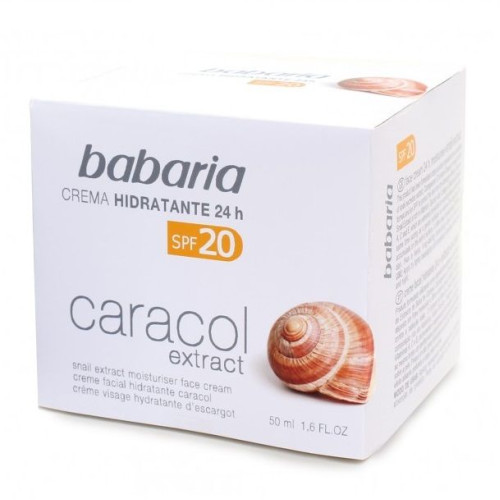 Babaria Hydrating Face Cream with Snail Extract SPF 20 1.69 fl oz (50 ml)