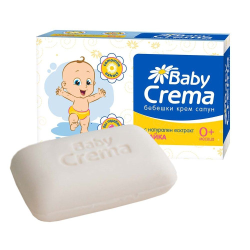 Baby Crema Soothing Cream Soap for Babies with Chamomile Extract 2.65 oz (75 g)