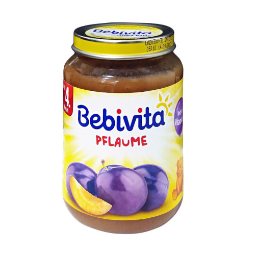 Bebivita Blue Plum Puree from 4+ Months 6.7 oz (190 g) - 1690
