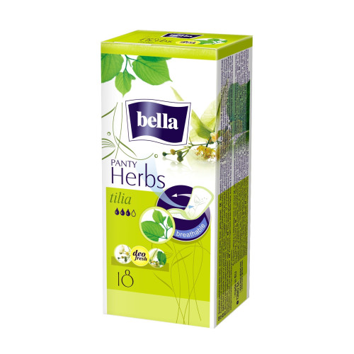 Bella Panty Herbs Tilia Daily Sanitary Pads with Linden Extract 18 pcs