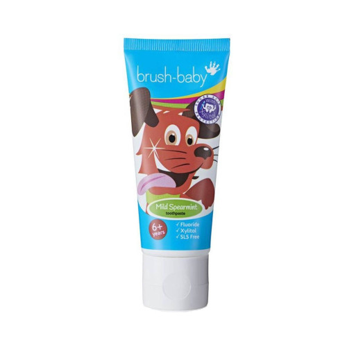 Brush Baby Children's Toothpaste for Ages 6+ with Mint Flavor 1.69 fl oz (50 ml)