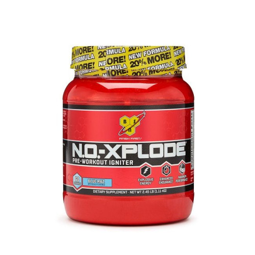 BSN Advanced Strength N.O. Xplode Pre-Workout Supplement Blackberry 2.45 lb (1110 g)