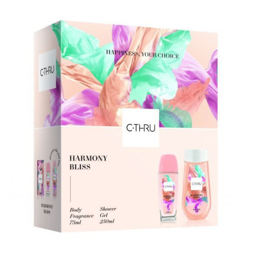 C-THRU Harmony Bliss Promo Set for Women Perfume Spray for Body and Shower Gel