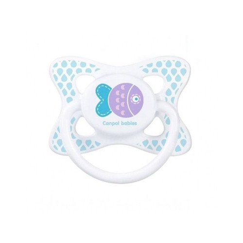 Canpol Babies Summertime Rubber Pacifier for Children from 0 to 6 Months