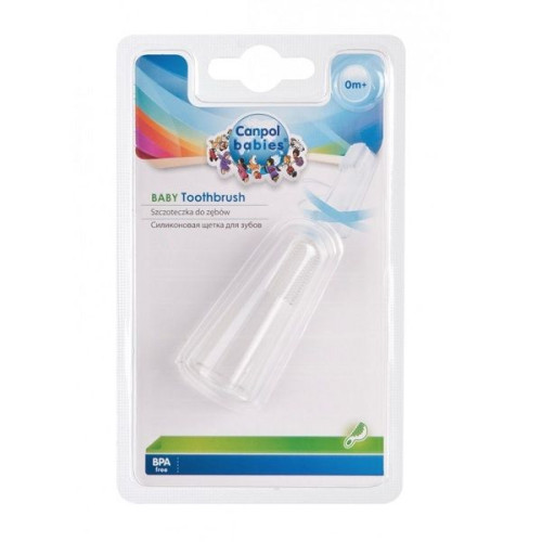 Canpol Babies Silicone Toothbrush for Children 0+ Months