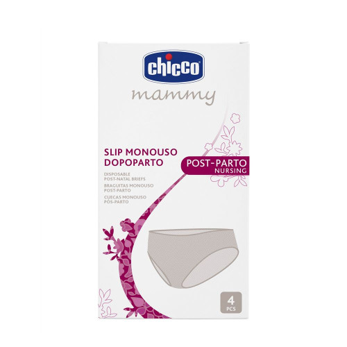 Chicco Disposable Postpartum Panties Size 3 4 pcs