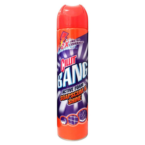 Cillit Bang Soapscum and Shine Active Bath Foam 20.29 fl oz (600 ml)