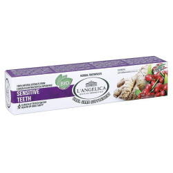 Langelica Organic Toothpaste for Sensitive Teeth with Ginseng 2.54 fl oz (75 ml)