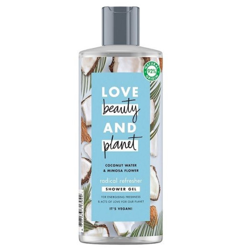 Love Beauty and Planet Coconut Water and Mimosa Refreshing Body Wash 16.91 fl oz (500 ml)